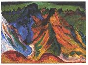 Ernst Ludwig Kirchner The mountain Spain oil painting artist